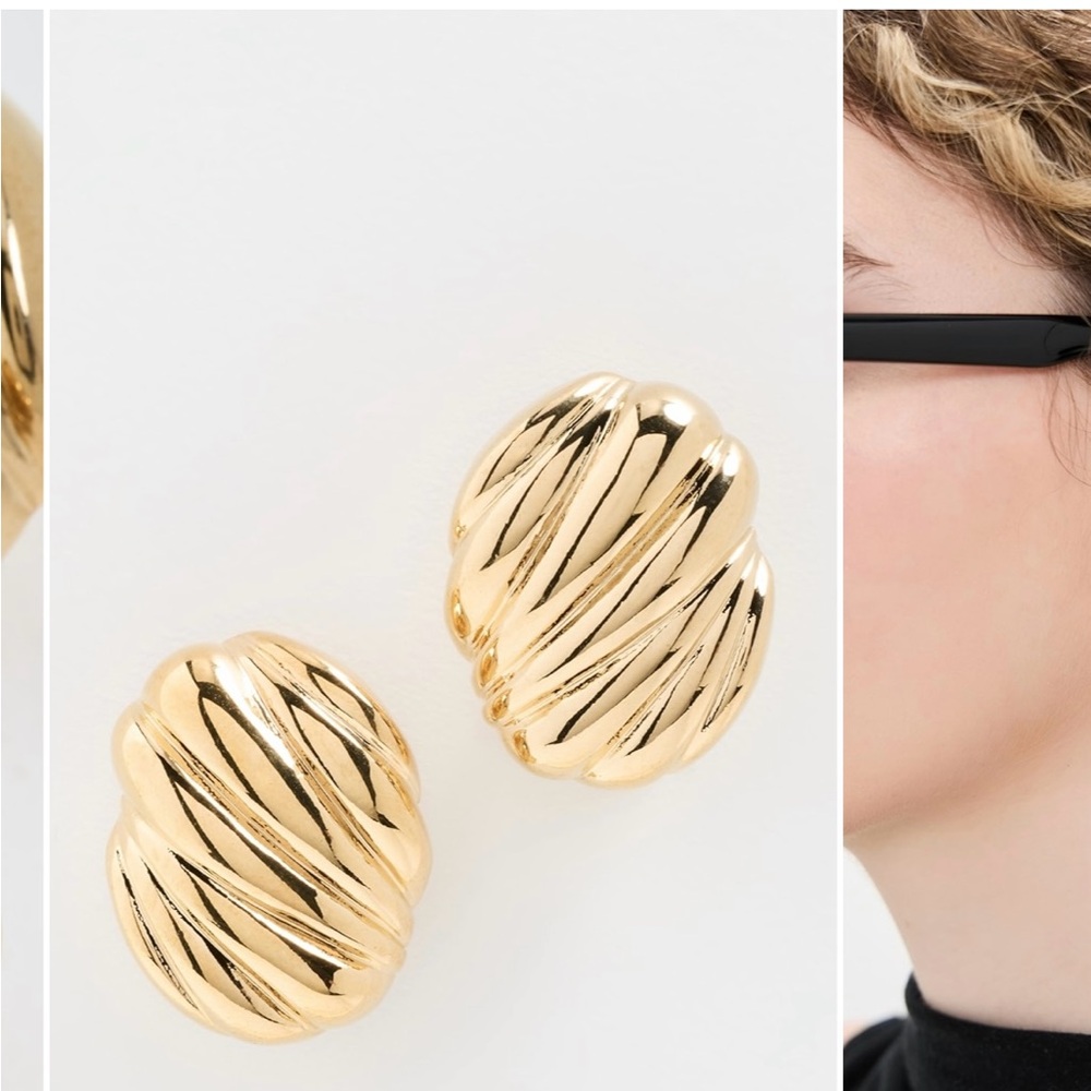 Heaven Mayhem Hive earrings - gold